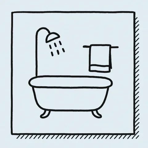 Bathroom / Toiletries vanity numbers