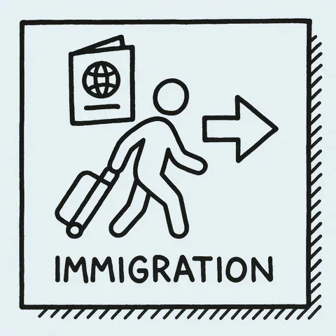 Immigration vanity numbers